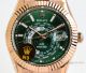 Swiss Grade 1 Copy Rolex Sky-Dweller World Timer N9 904L Green Dial Watch (2)_th.jpg